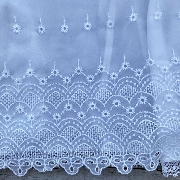 Vintage White Tie-Front Infant Jacket - Picture 6 of 7